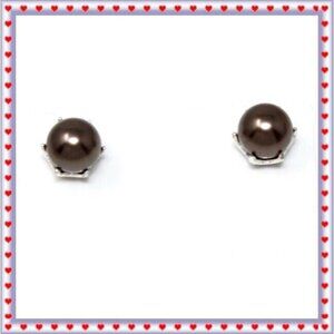 Brighton Silver Bead Post Earrings